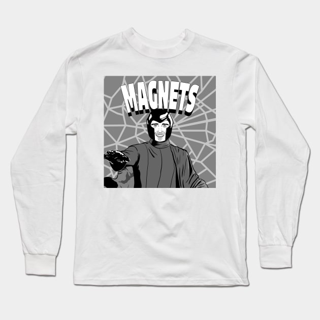 B&W magnets Long Sleeve T-Shirt by Adri Hache